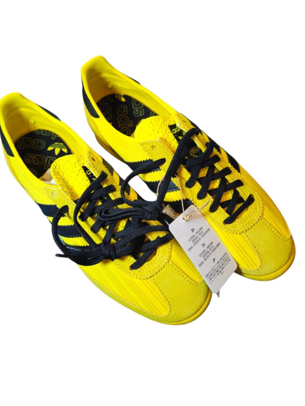 adidas SL 72 OG Yellow Core Black Sneakers Women’s 6.5 NWT JQ8316 - Picture 6 of 8